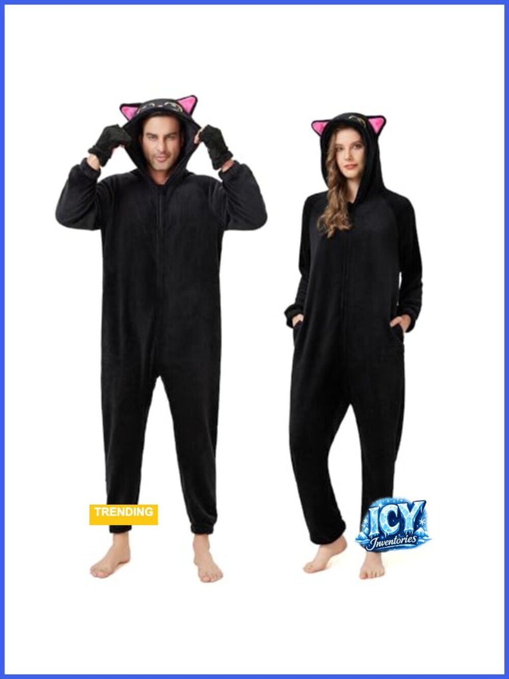 Unisex Animal Onesie for Adults, Cosplay One Piece Pajamas, Soft Flannel